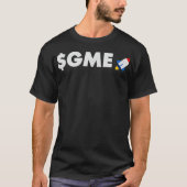 GME Ticker Rocket Moon Shirt Gamestonk GME (Voorkant)