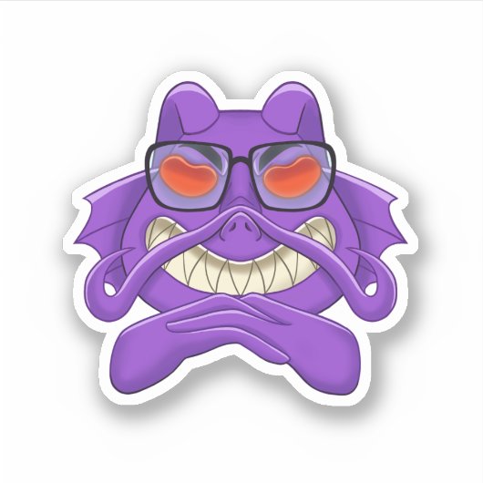 GMJabberwocky Sticker (Voorkant)