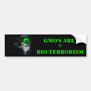 GMO IS DE BUMPERSTICKER VAN HET BIOTERRORISME