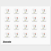 GMO Kip Ronde Sticker (Vel)