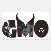 GMO RECHTHOEKIGE STICKER (Voorkant)