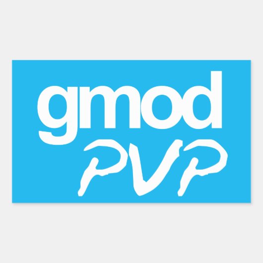 Gmod PVP-Sticker Rechthoekige Sticker (Voorkant)