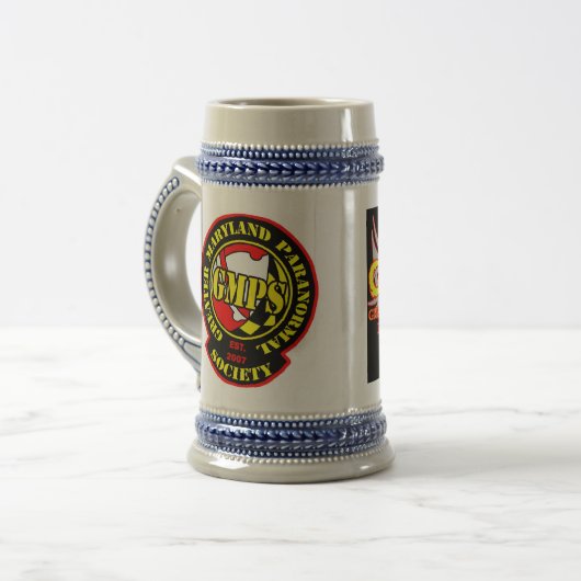 GMPS Skull Ball Logo Mok (Voorkant links)