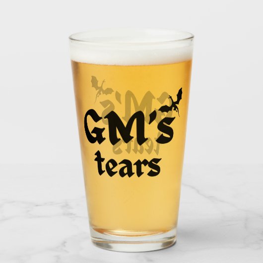 GM's Tears Dragon Glas (Voorkant gevuld)