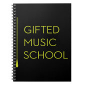 GMS zwarte notebook Notitieboek (Voorkant)