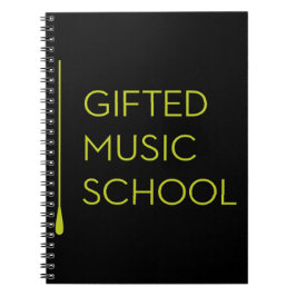 GMS zwarte notebook Notitieboek