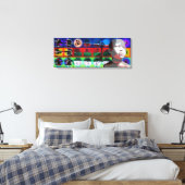 GMT 24 H Project Beethoven Psychedelische Lijsten Canvas Afdruk (Insitu (Slaapkamer))