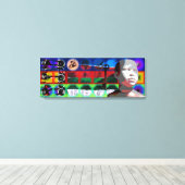 GMT 24 H Project Beethoven Psychedelische Lijsten Canvas Afdruk (Insitu (Houten vloer))