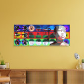 GMT 24 H Project Beethoven Psychedelische Lijsten Canvas Afdruk (Insitu (Woonkamer))