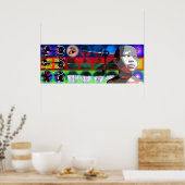 GMT 24 H Project Beethoven Psychedelische Lijsten Poster (Keuken)