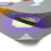 GMT 24 H Project Doll Key gradiënt kleuren Lijst P Poster (Hoek)