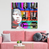 GMT 24 Heures Project Doll Pop Psychedelic Lijst S Canvas Afdruk (Insitu (Woonkamer))