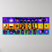 GMT 24 Heures Project Pop Psychedelic Frames 2 P Poster (Voorkant)