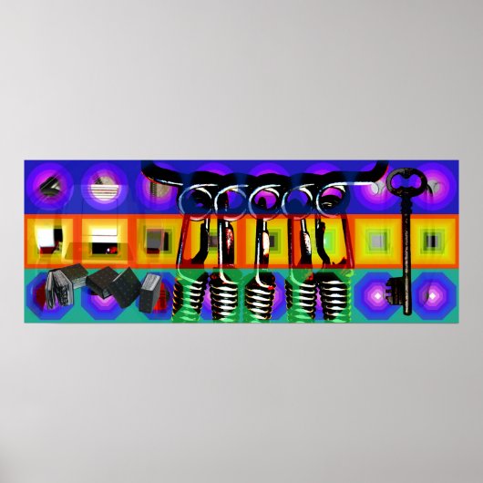 GMT 24 Heures Project Pop Psychedelic Frames 2 P Poster (Voorkant)