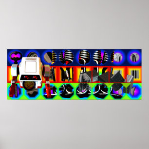 GMT 24-Heures Project Pop Psychedelic Lijst Poster