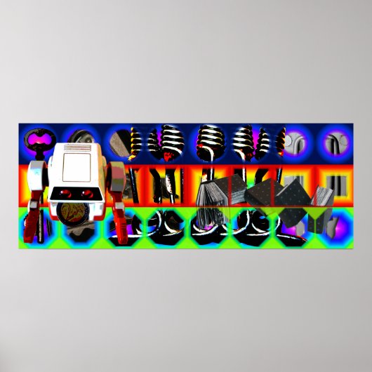 GMT 24-Heures Project Pop Psychedelic Lijst Poster (Voorkant)