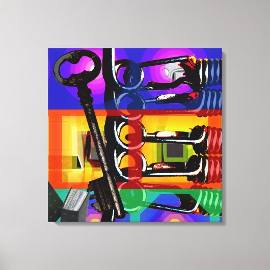 GMT 24 Heures Project Pop Psychedelic Lijsten 2 S Canvas Afdruk (Voorkant)