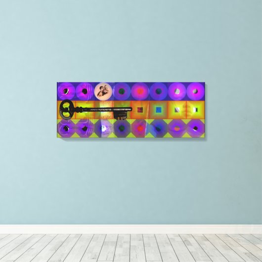 GMT 24H Project Key Beethoven Pop Lijsten Canvas (Insitu (Houten vloer))