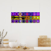 GMT 24H Project Key Beethoven Pop Lijsten Poster (Keuken)