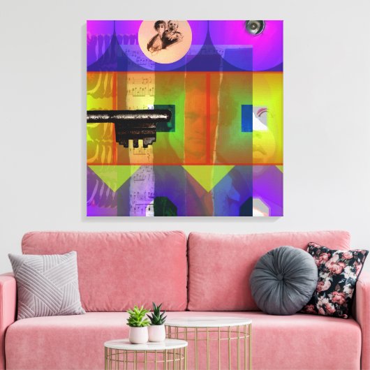 GMT 24H Project Key Beethoven Pop Lijsten S Canvas (Insitu (Woonkamer))