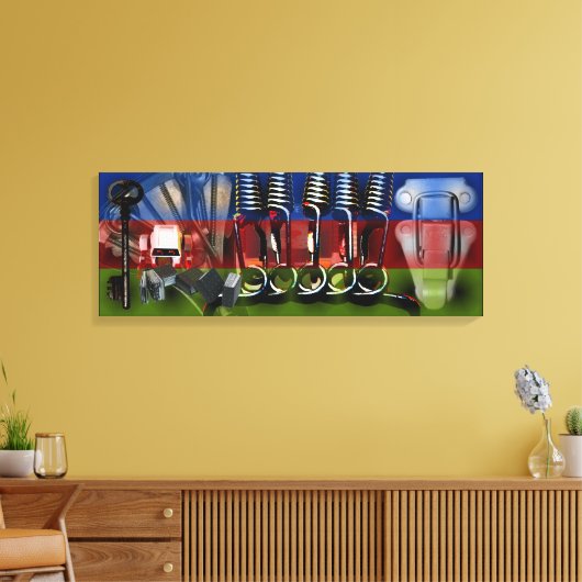 GMT het Lijst Canvas van de gradiëntkleuren van he (Insitu (Woonkamer))