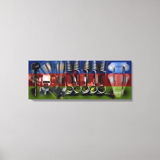 GMT het Lijst Canvas van de gradiëntkleuren van he (Voorkant)