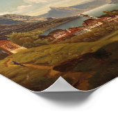 Gmunden mit Schloss Ort | Johann Wilhelm Jankowsky Poster (Hoek)