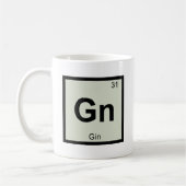 Gn - Gin Chemistry Periodic Table Symbol Koffiemok (Links)