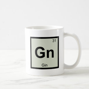 Gn - Gin Chemistry Periodic Table Symbol Koffiemok