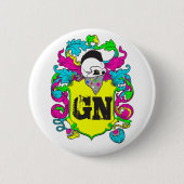 GN-KAT VAN ARM BADGE RONDE BUTTON 5,7 CM (Voorkant)