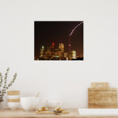 GN-toren in toronto bliksemstrik Poster (Keuken)