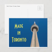 GN-toren in Toronto, Canada briefkaart (Voorkant / Achterkant)