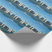 GN-toren Toronto-uitzicht van Center Island DownTo Cadeaupapier (Hoek)