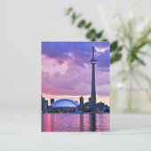 GN-toren: Uitzicht uit Centraal-eiland Toronto Briefkaart (Staand voorkant)