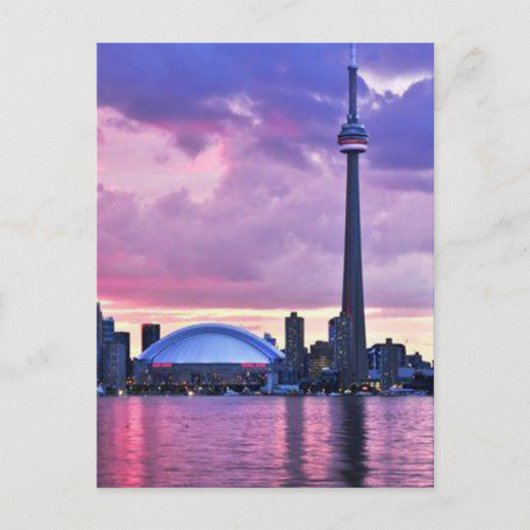 GN-toren: Uitzicht uit Centraal-eiland Toronto Briefkaart (Voorkant)