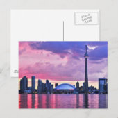 GN-toren: Uitzicht uit Centraal-eiland Toronto Briefkaart (Voorkant / Achterkant)