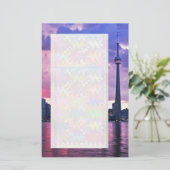 GN-toren: Uitzicht uit Centraal-eiland Toronto Briefpapier (Staand voorkant)