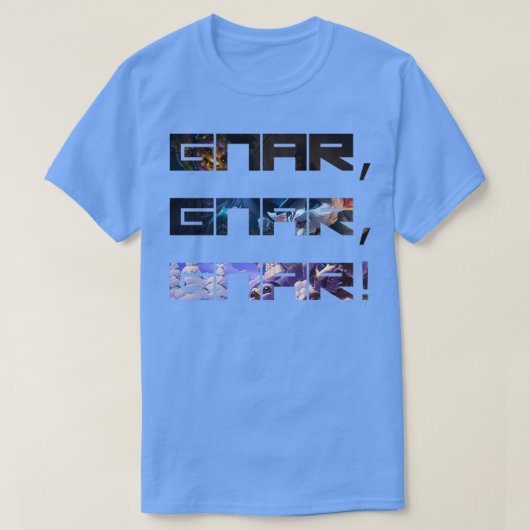 Gnar, Gnar, Gnar (Huiden) T-shirt (Design voorkant)
