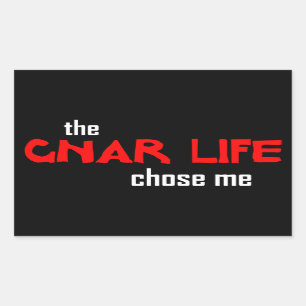 Gnar Life Rechthoekige Sticker