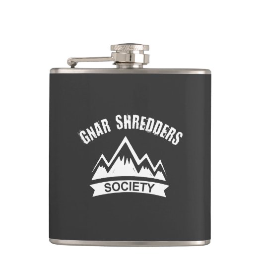 Gnar Shredders Society Heupfles (Voorkant)