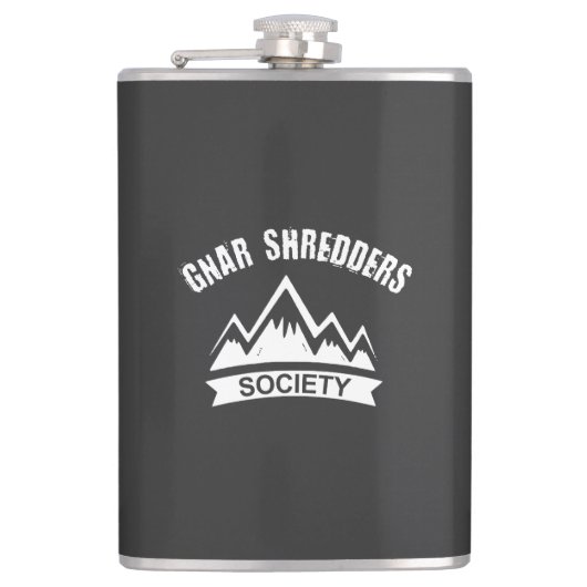Gnar Shredders Society Heupfles (Voorkant)