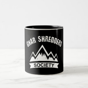 Gnar Shredders Society Tweekleurige Koffiemok