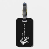 Gnar Whisperer Mountainbiken Bagagelabel (Achterkant verticaal)