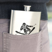 Gnar Whisperer Skiën Flacon (Voorbeeld)