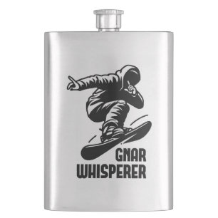 Gnar Whisperer Snowboarden Flacon