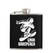 Gnar Whisperer Snowboarden Heupfles (Voorkant)