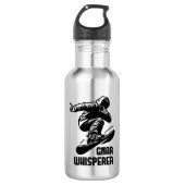 Gnar Whisperer Snowboarden Waterfles (Voorkant)