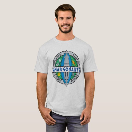 Gnargonauts - Opblaasbare kayakers T-shirt (Voorkant volledig)