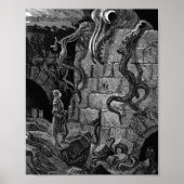 Gnarled Monster van Gustave Dore Poster (Voorkant)