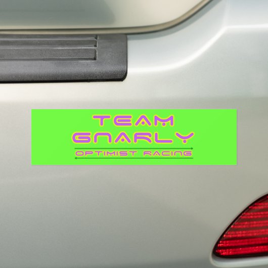 GNARLY Bumpersticker (Op auto)